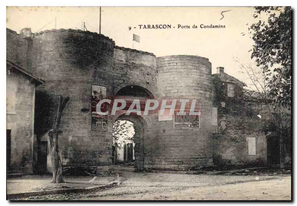 Tarascon - Porta de Condamine — editor Lionnoir, n°9 - Frente