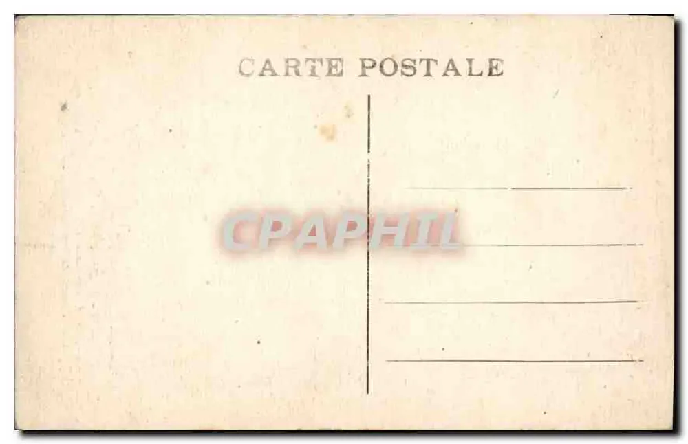 Tarascon - Castelo conhecido como do Rei René (lado da cidade) — editor Cournand, n°4 - Verso