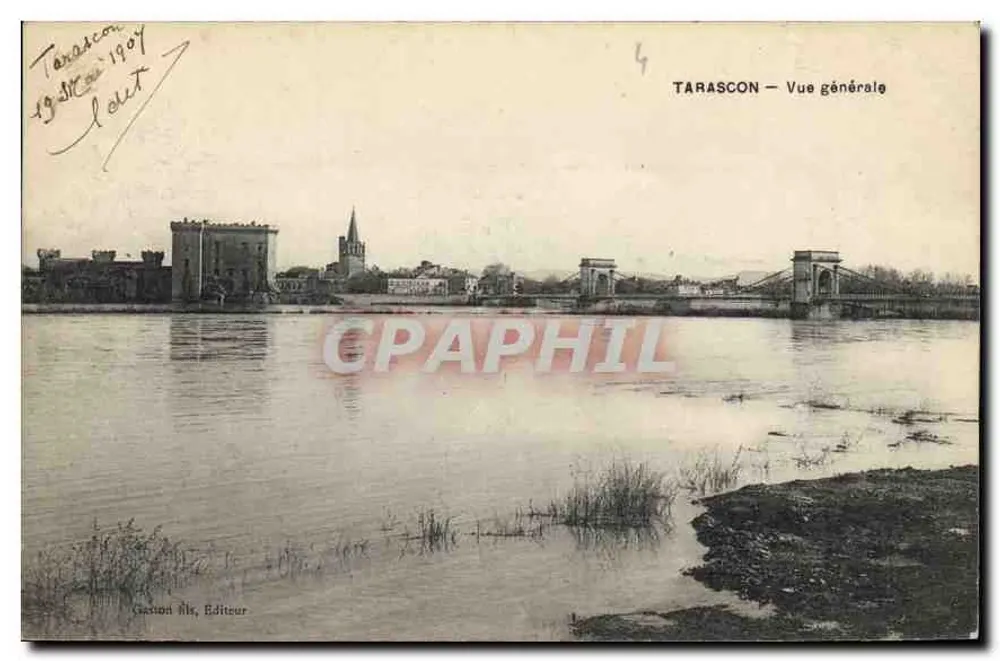 Tarascon — Vista geral — Gaston filho, Editor - Frente