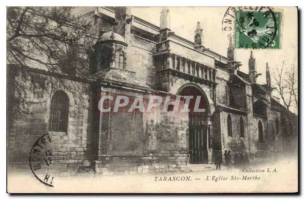 Tarascon — A Igreja Ste-Marthe — Photo-Atelier Baudouin, Marsan - Frente