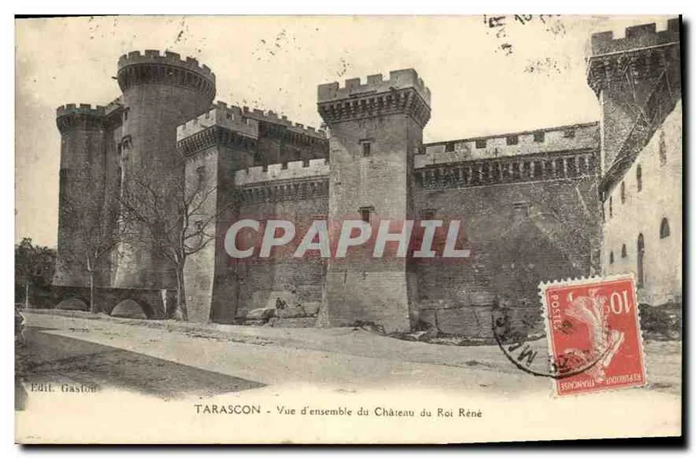 Tarascon — Übersicht des Schlosses des Königs René — Edit. Gaston - Vorderseite