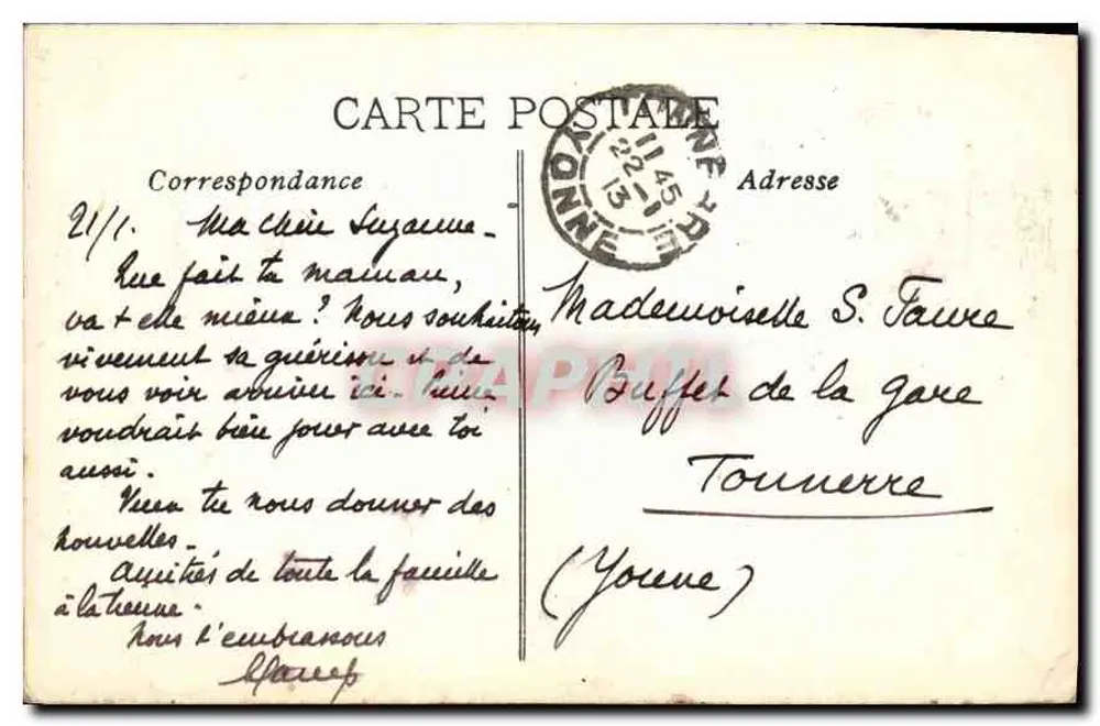 Tarascon — Igreja de Santa Marta, monumento histórico do século XIV — Coll. L.A. - Verso