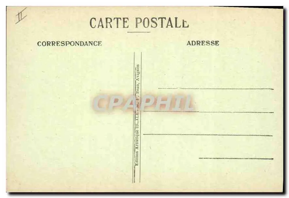Avignon — Die Mauern — Porte de la République — Édition Artistique ID. ALE - Rückseite