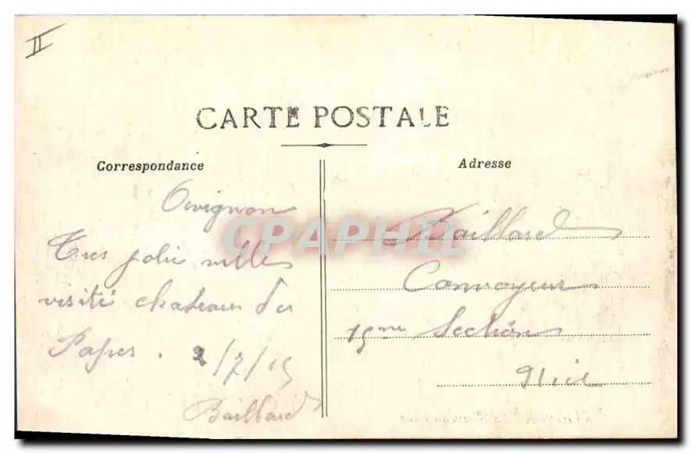Avignon - O Ponte Saint-Bénézet — Edição Prévot Avignon, n°19 - Verso