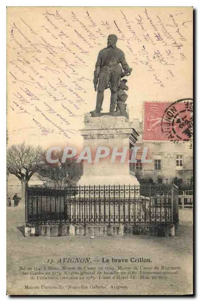 Avignon — O valente Crillon — Maison Universelle, Nouvelles Galeries, Avignon - Frente