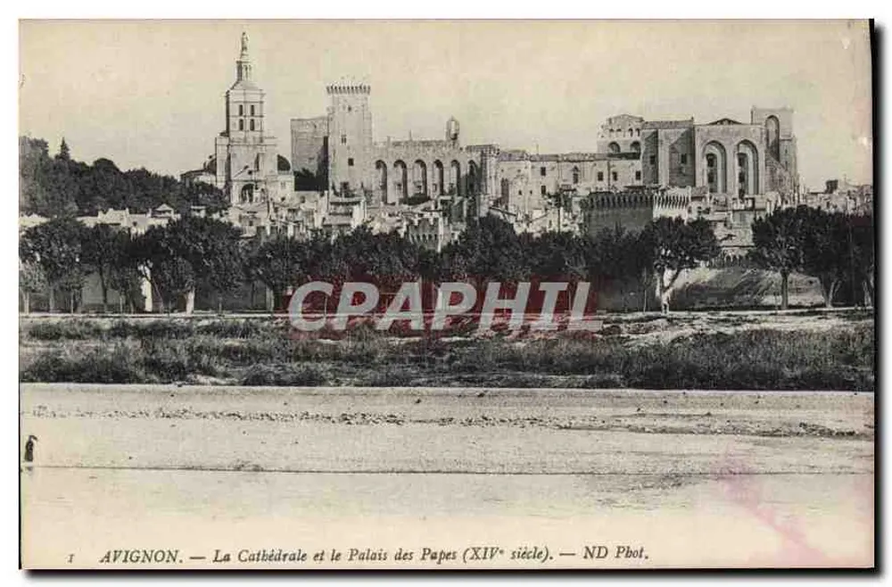 Avignon — Die Kathedrale und das Palast der Päpste (14. Jahrhundert) — ND Pbot. - Vorderseite