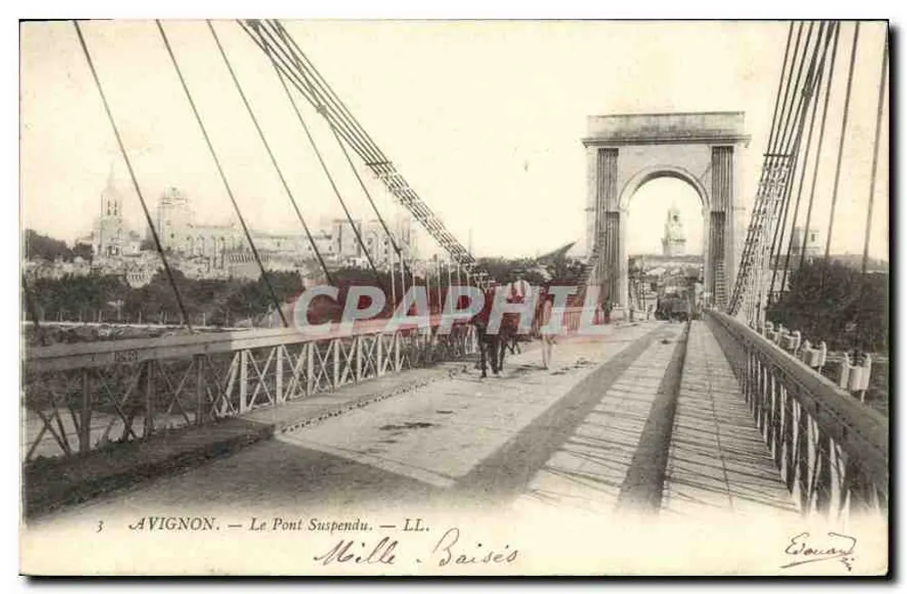 Avignon — O Ponte Suspensa — LL. Baisés - Frente
