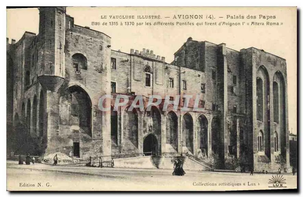 Avignon (4) — Palácio dos Papas — Editor N. G. - Frente