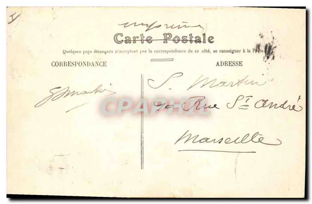 Villeneuve-sur-Vère — Ansicht der Venus mit Schwalben — Verlag: G. G. G. (n° 43604) - Rückseite