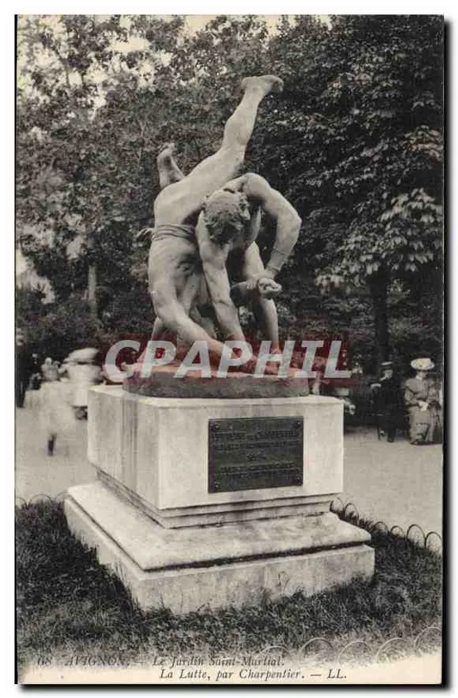 Garten Saint-Martial, Avignon — Der Kampf, von Charpentier — LL. - Vorderseite