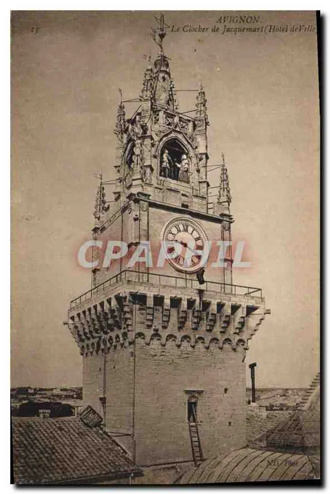 Avignon — Der Turm der Jacquemart (Rathaus) - Vorderseite