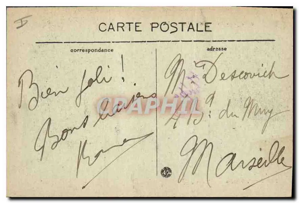 Avignon — Notre-Dame e o Palácio — Éd. Sorret, Avignon - Verso