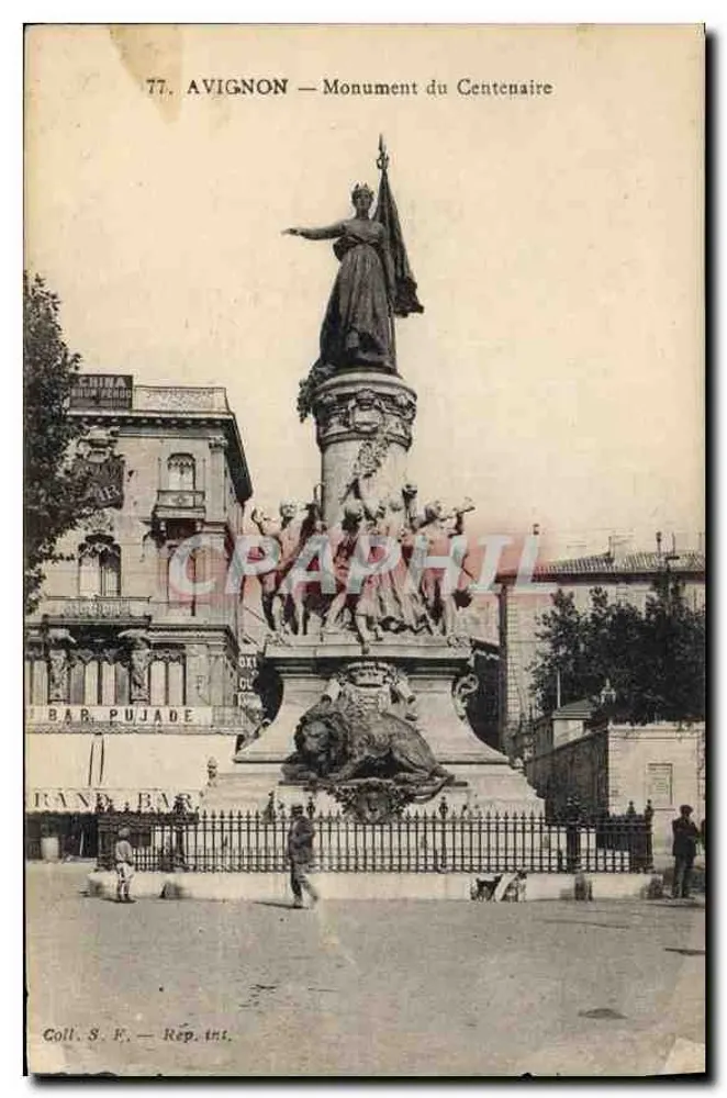 Avignon — Monumento do Centenário — Coll. S. F. — Rep. int. - Frente