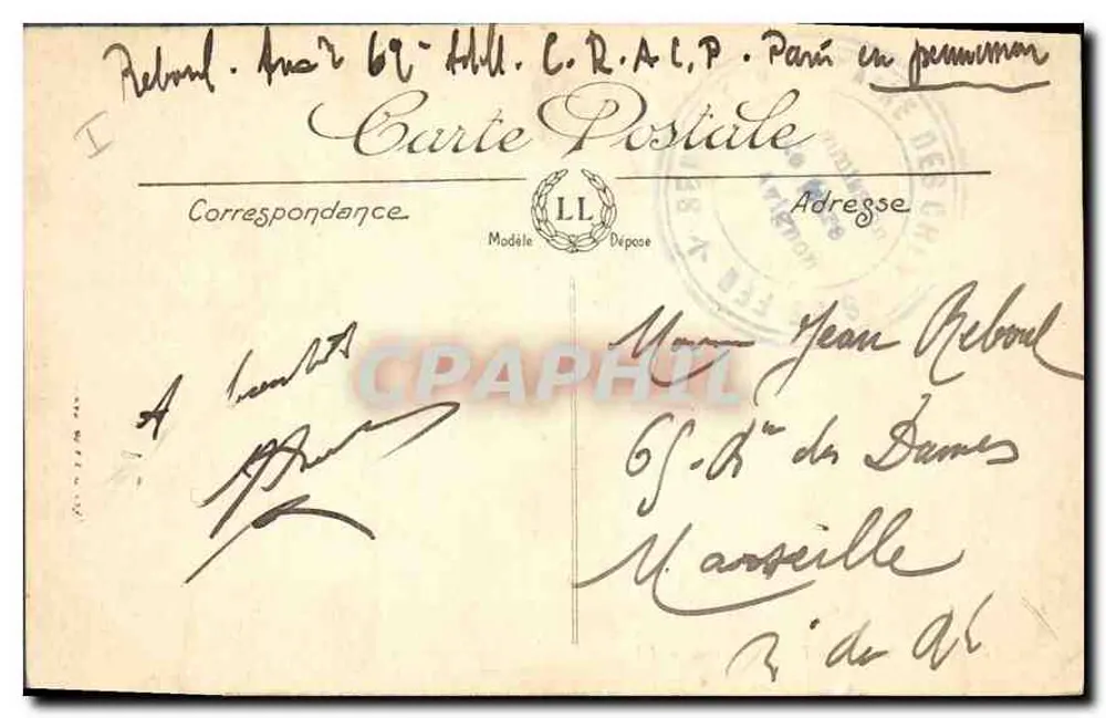 Avignon — Os Muros — LL, n°27 - Verso