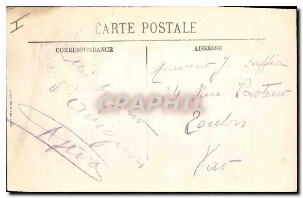 Avignon — O Hotel de Ville — LL. — Selecta - Verso