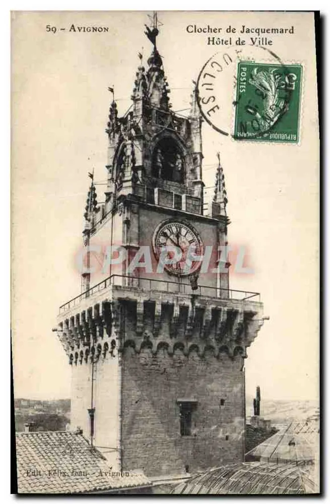 Glockenturm von Jacquemard — Rathaus — Verlag Kellis, Avignon - Vorderseite