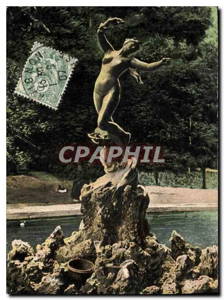 Fonte da Ninfas — Paris — editada por AQUA-PHOTO L.Y. & Cie - Frente