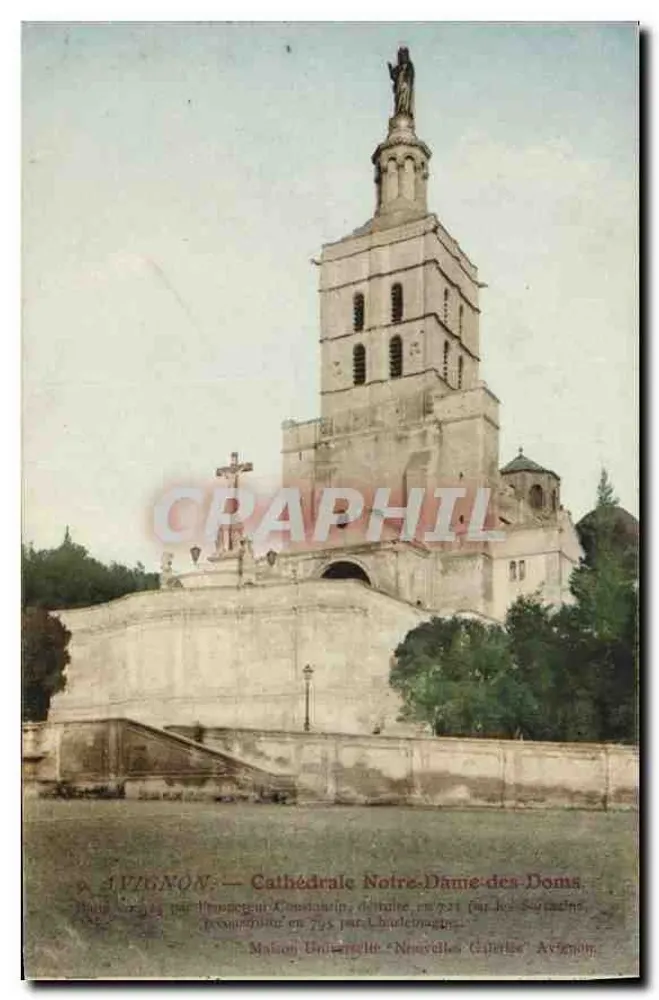 Auzon — Catedral Notre-Dame-des-Doms — Maison Duvivier, 'Nouvelles Éditions' Avignon - Frente
