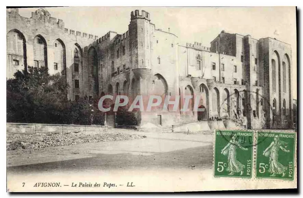 Avignon — O Palácio dos Papas — LL. n°7 - Frente