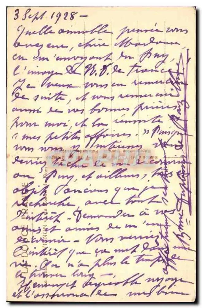 Vue du fleuve — éditeur CPAPHIL, n° 407 - Verso