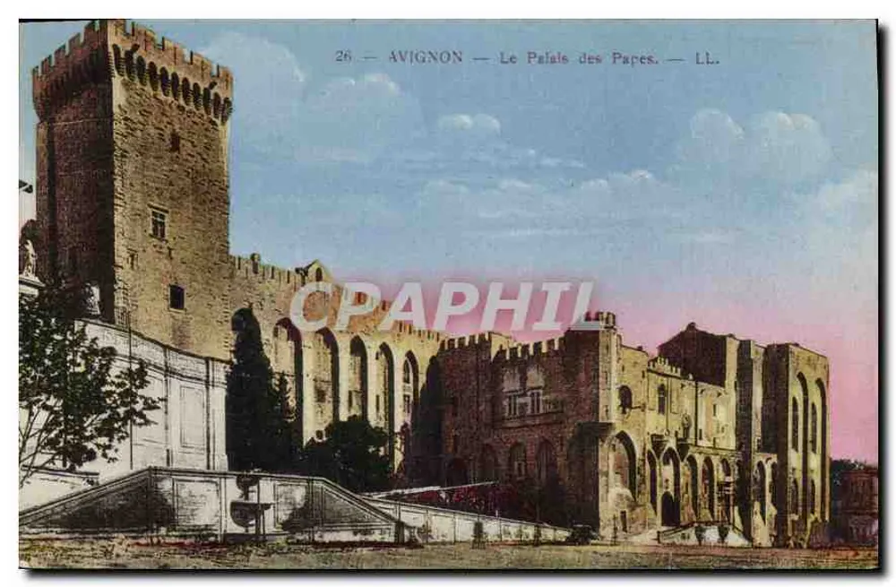 Avignon — O Palácio dos Papas — LL. — n°26 - Frente
