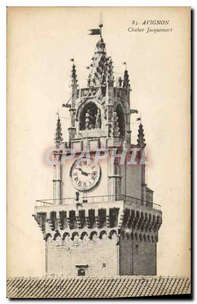 Avignon — Torre Jacquemart — editor não identificado, n° de série 83 - Frente