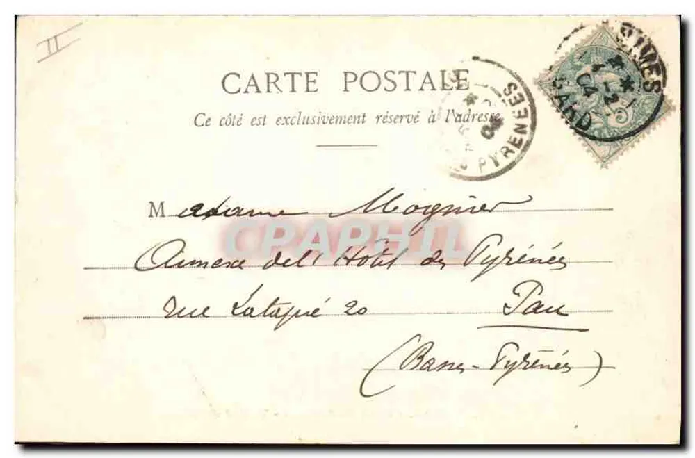 Avignon - Ponte São Bénézet - Vale do Ródano — Edição Giletta, fot. Nice, n° 2074 - Verso