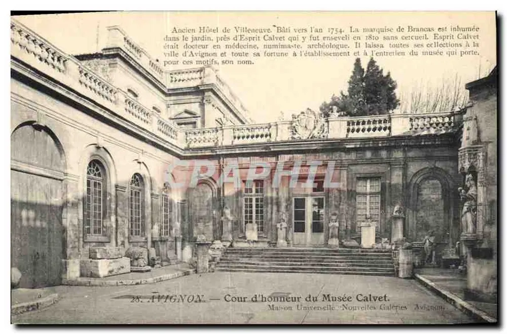 Avignon — Cour d'honneur du Musée Calvet — Ancien Hôtel de Villeneuve - Awers