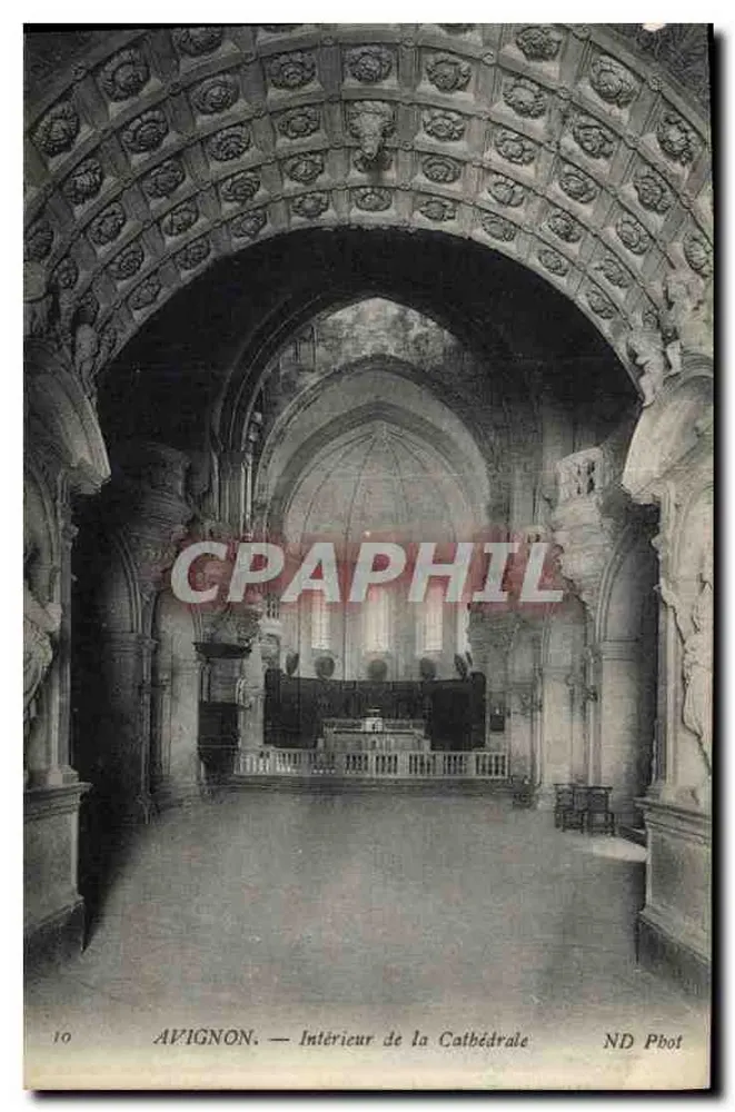 Avignon — Interior da Catedral — ND Phot - Frente