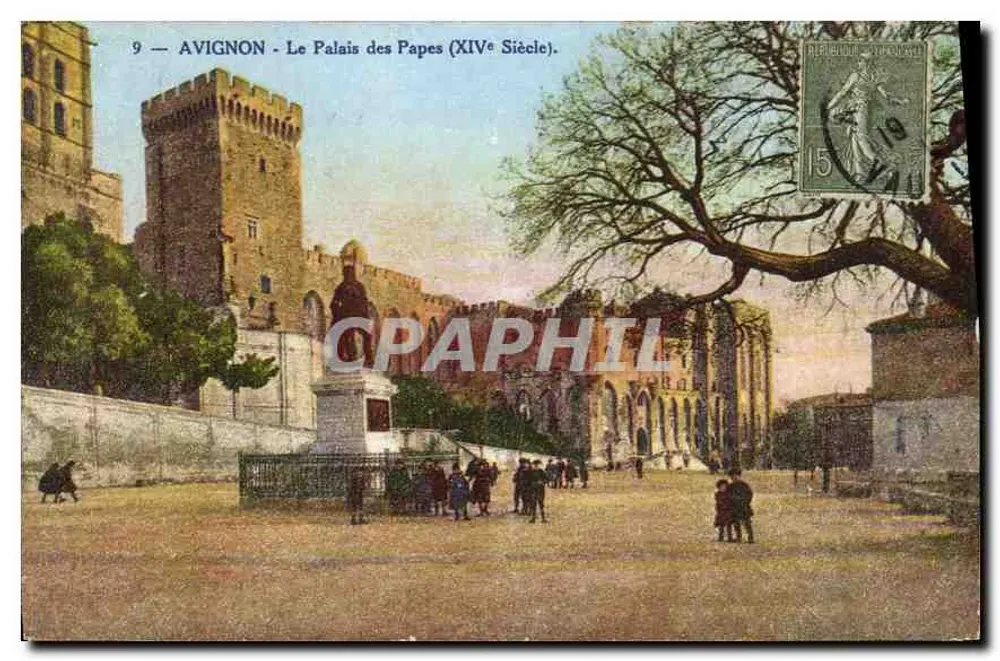 Avignon - O Palácio dos Papas (Século XIV) — edição não identificada, n°9 - Frente