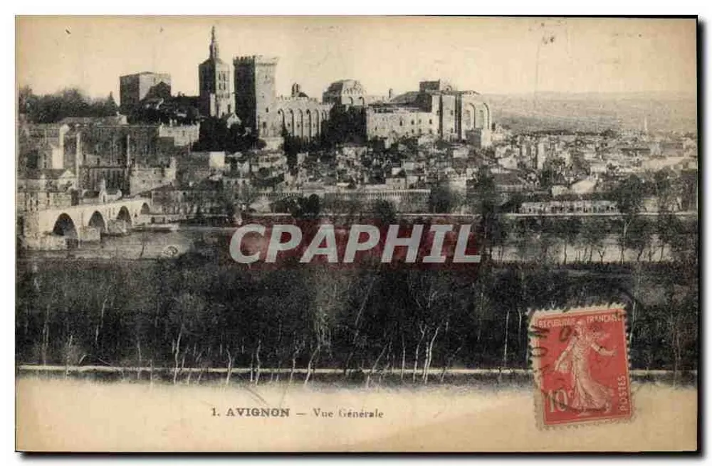 Avignon — Vista Geral — Editor não identificado, n° de série 1 - Frente