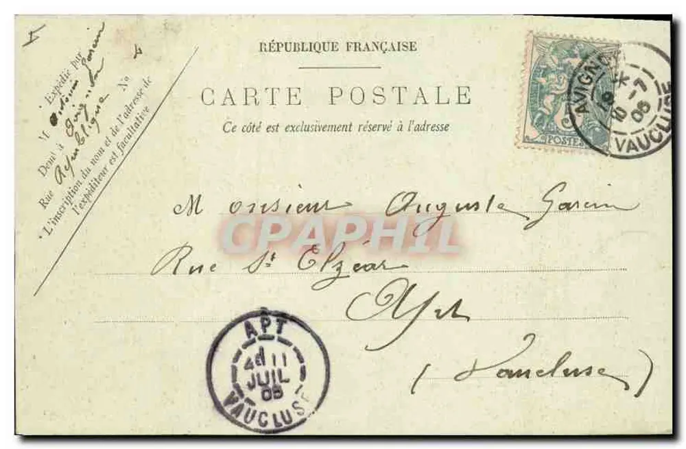 Avignon — Os Muros — LL. - Verso