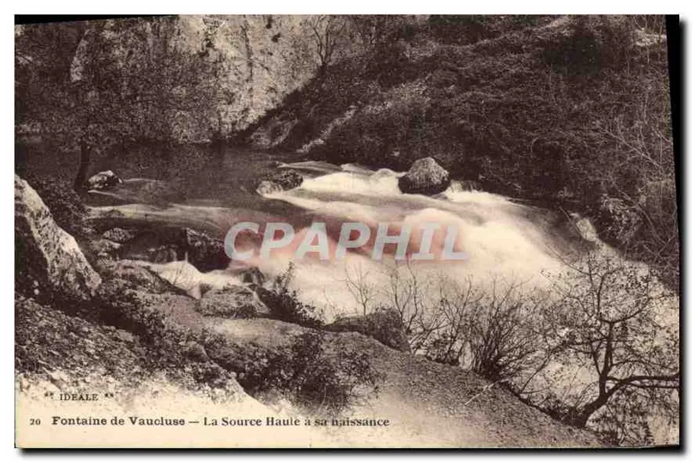Fontaine de Vaucluse — A Fonte Alta em seu nascedouro — IDEALE n°20 - Frente