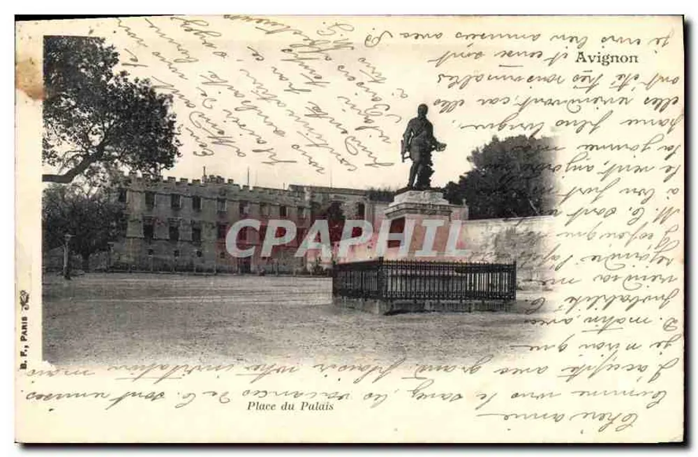 Praça do Palácio — Avignon — B. F., Paris - Frente