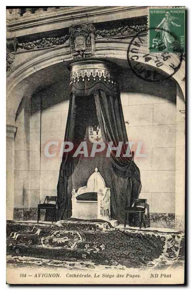 Avignon - Kerk. Het Verblijf van de Pausen — ND Phot, n° 104 - Voorkant