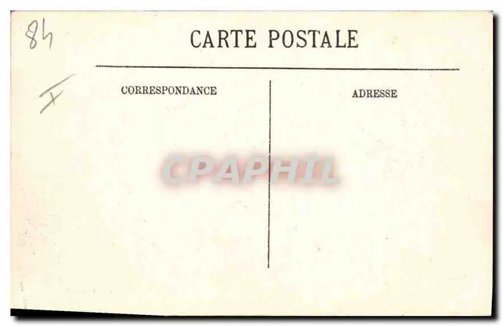 Avignon — Palast der Päpste — Ostfassade — Ansicht vom Garten — Selecta, Nr. 174 - Rückseite