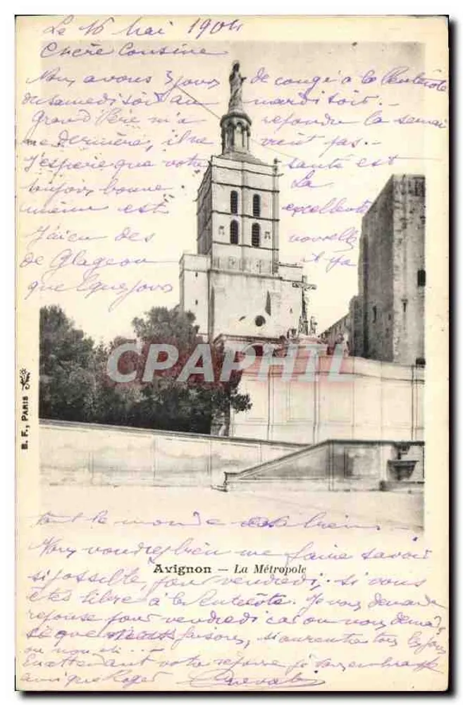Avignon — La Métropole — éditeur B. F. Paris - Awers