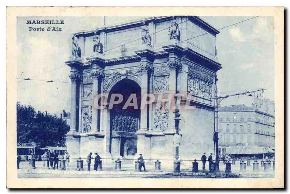 Marseille — Porte d'Aix — éditeur ROSSI - Frente