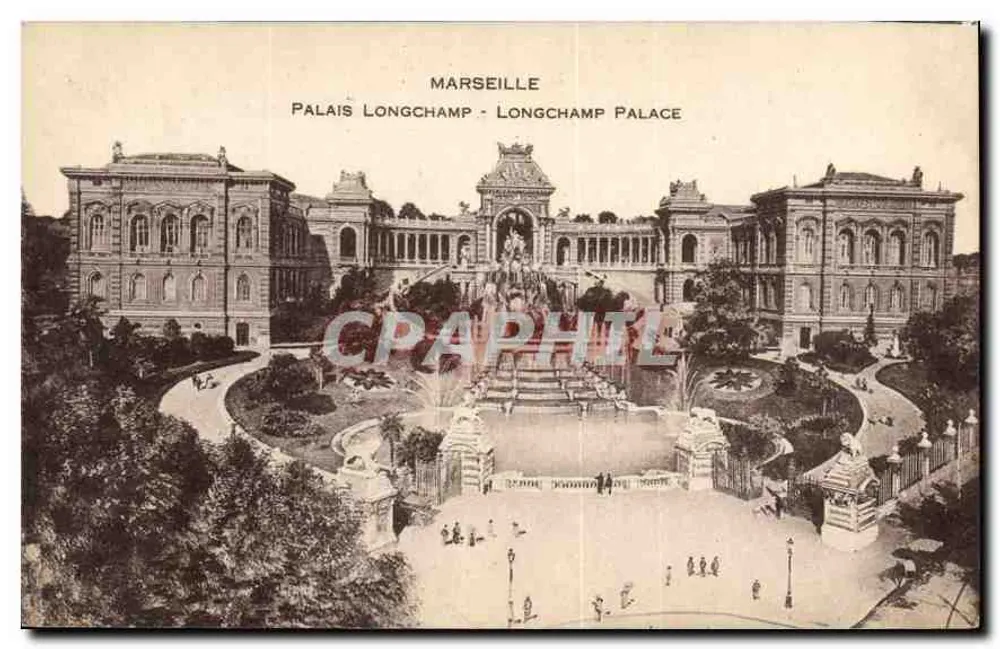 Marselha — Palácio Longchamp — Longchamp Palace - Frente