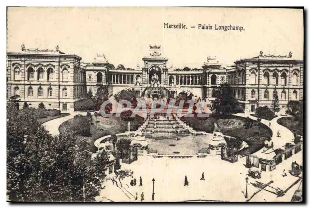 Marselha — Palácio Longchamp — editor não visível - Frente