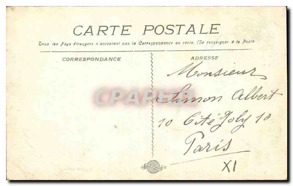 MARSEILLE - A Fontaine Estrangin — editor desconhecido, n° 99 - Verso