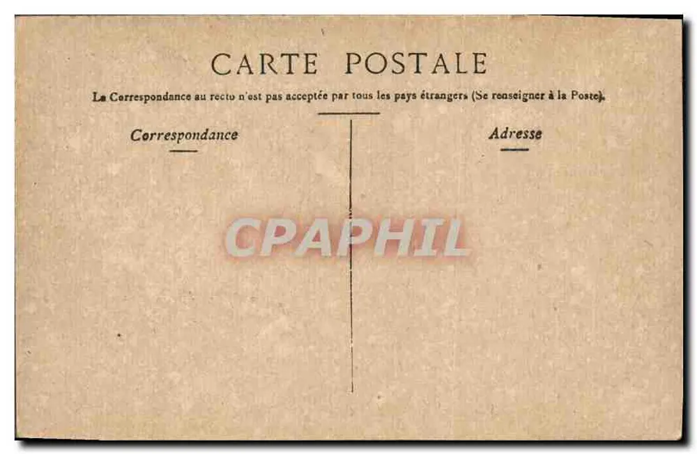 Marseille — Igreja das Missões Católicas — Editor Perck, Paris - Verso