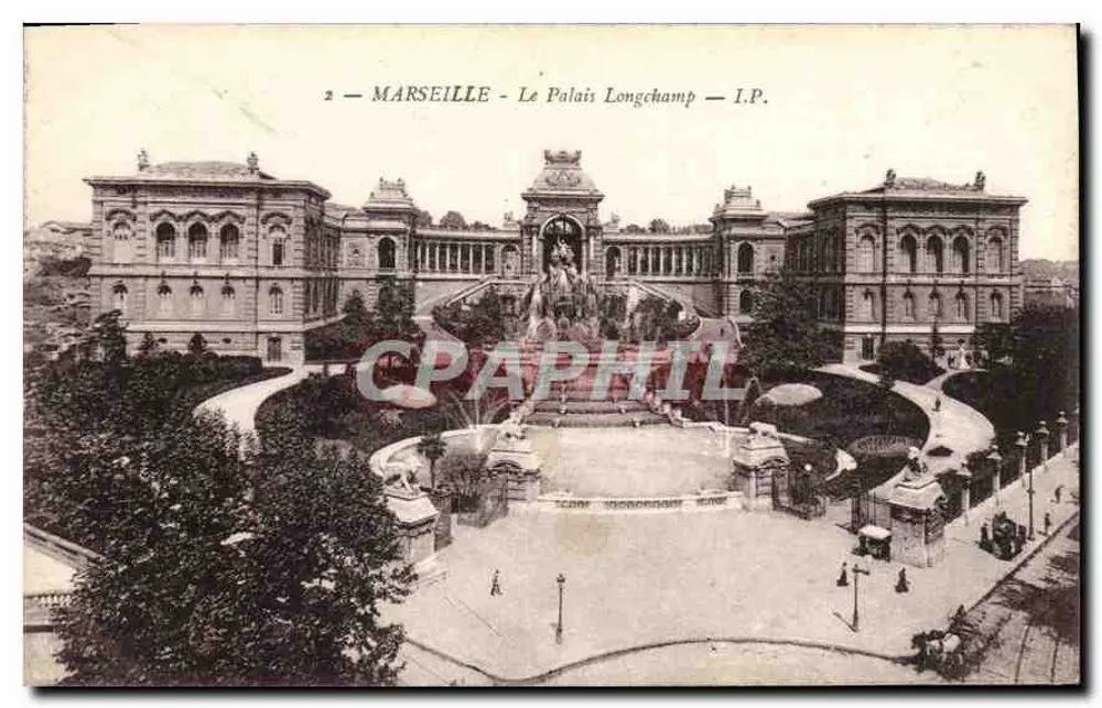 Marselha — O Palácio Longchamp — I.P. - Frente