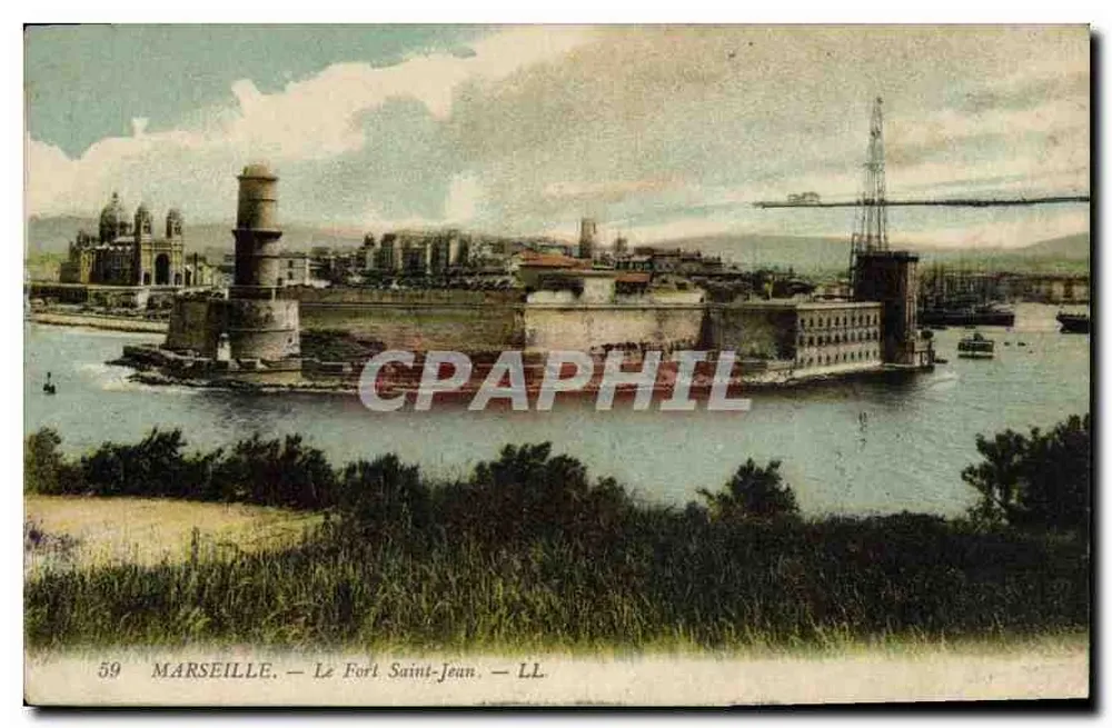 Marselha — O Forte Saint-Jean — LL. — n°59 - Frente