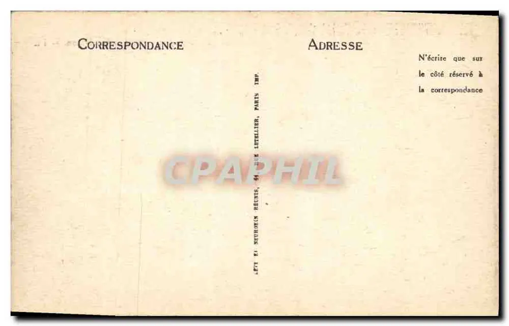 Marseille — Die Kathedrale und das Fort Saint-Jean — Verlag Letellier, Nr. 234 - Rückseite