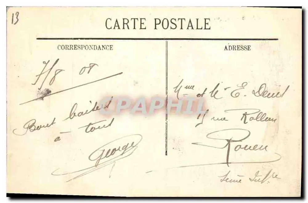 MARSEILLE - A Catedral — editor desconhecido, n° 102 - Verso