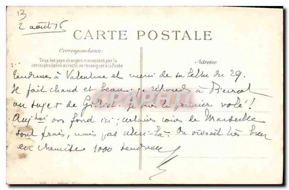 Marseille — A Ponta de Maldorme — Editor ELO, n°21 - Verso