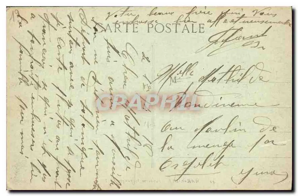 Marseille - Fontaine Estrangin — E.L. n°49 - Verso