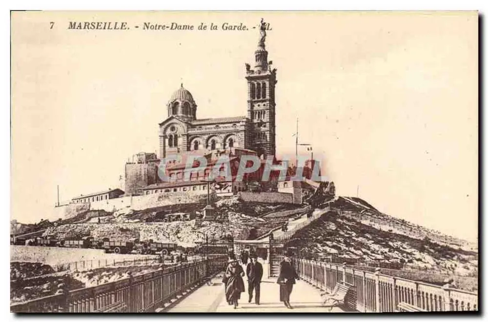 Marseille - Notre-Dame de la Garde — uitgever L. Lefèvre, n°7 - Voorkant