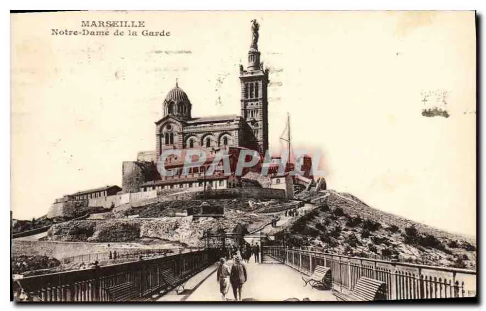 Marseille — Nossa Senhora da Guarda — editor não identificado, número de série não visível - Frente